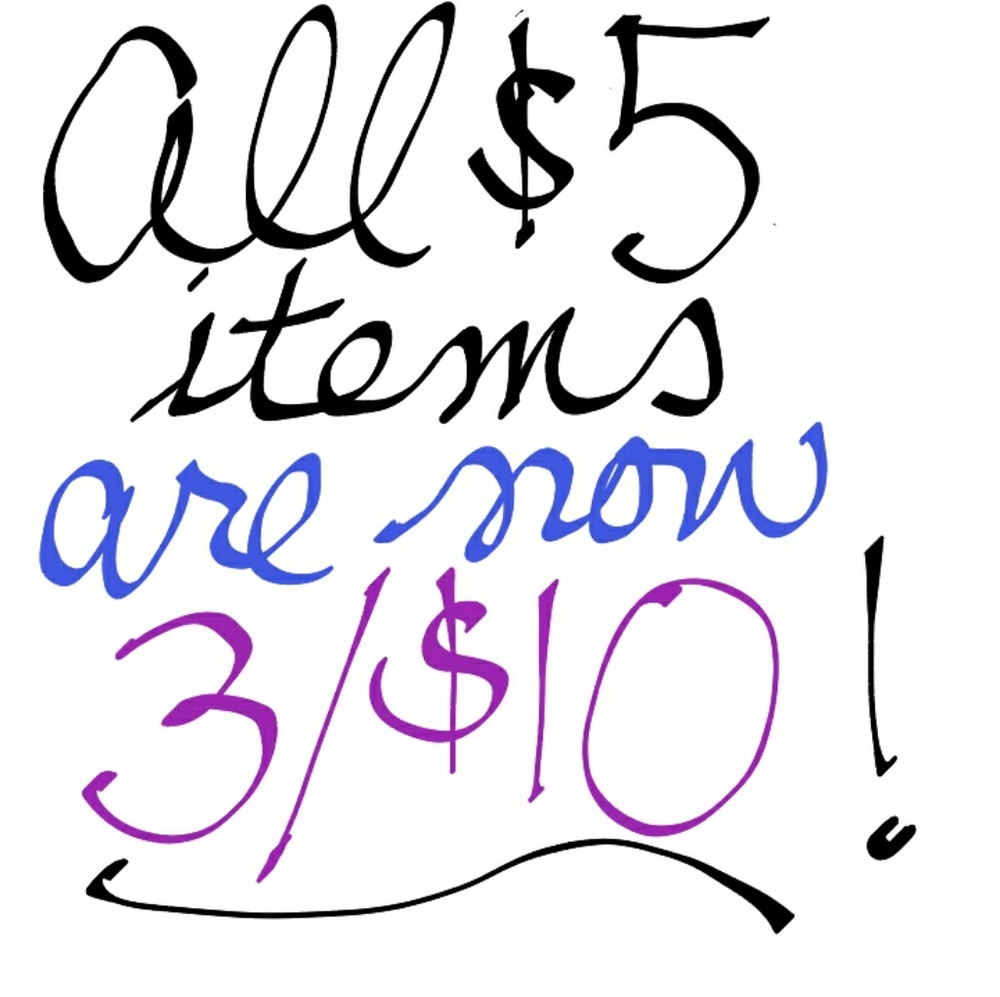 All items with a 🌸 are 3/$10!